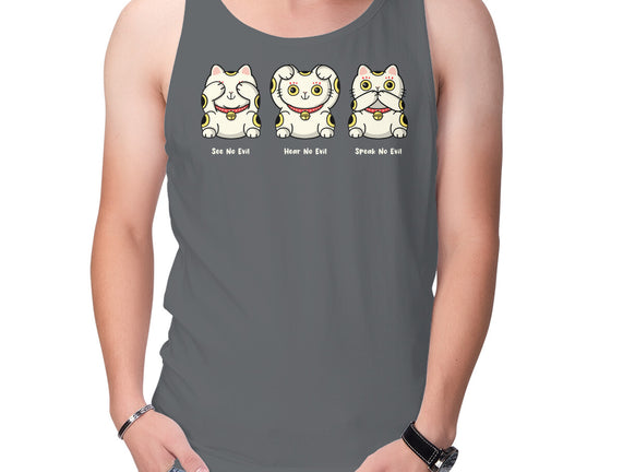 Three Wise Maneki-Neko