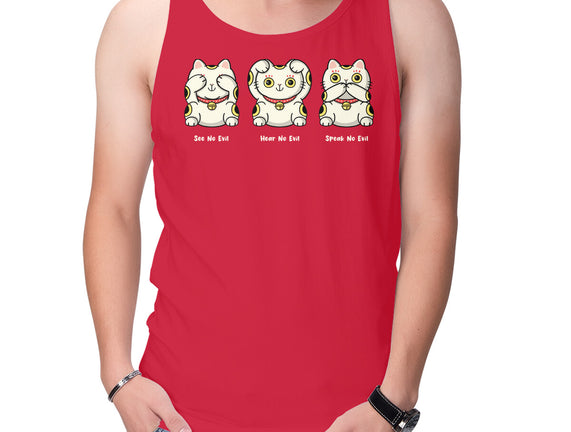 Three Wise Maneki-Neko