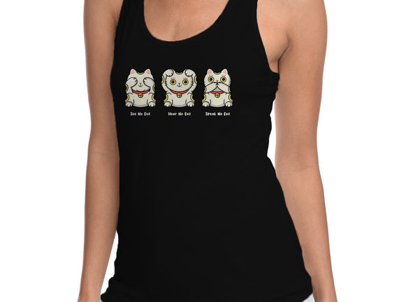 Three Wise Maneki-Neko