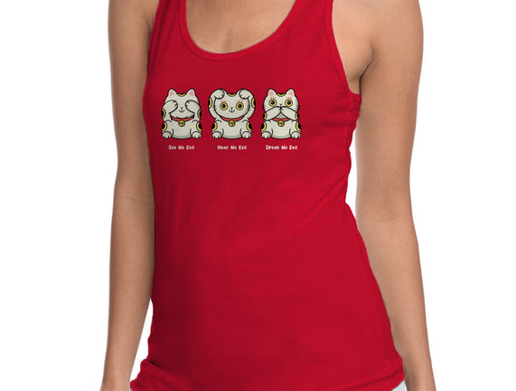 Three Wise Maneki-Neko