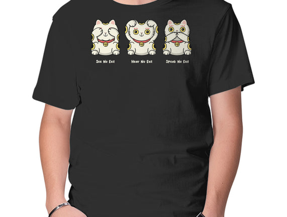 Three Wise Maneki-Neko