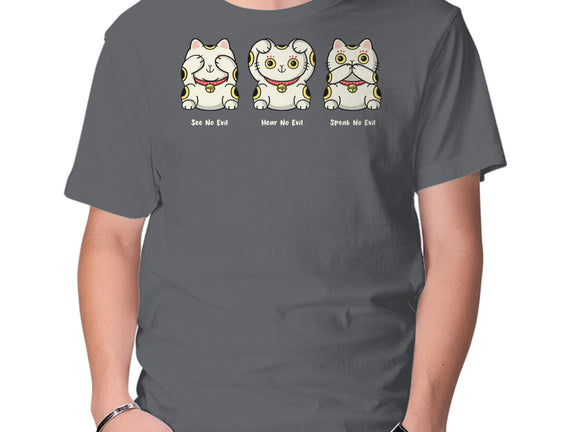 Three Wise Maneki-Neko