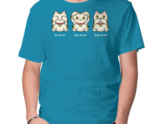 Three Wise Maneki-Neko