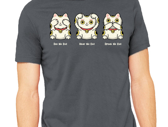 Three Wise Maneki-Neko