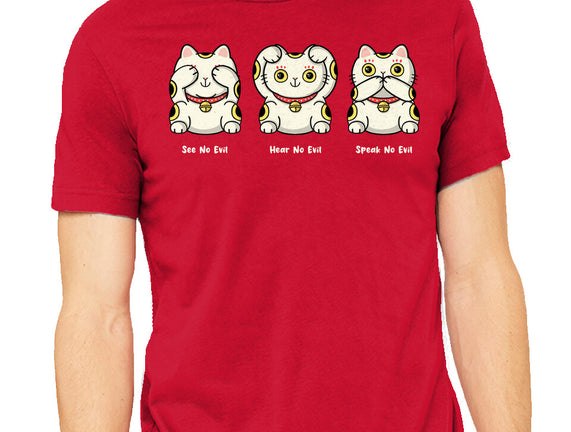 Three Wise Maneki-Neko