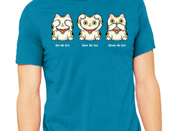 Three Wise Maneki-Neko