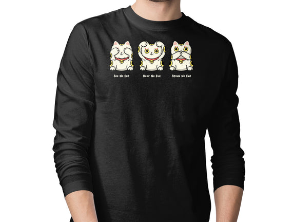 Three Wise Maneki-Neko