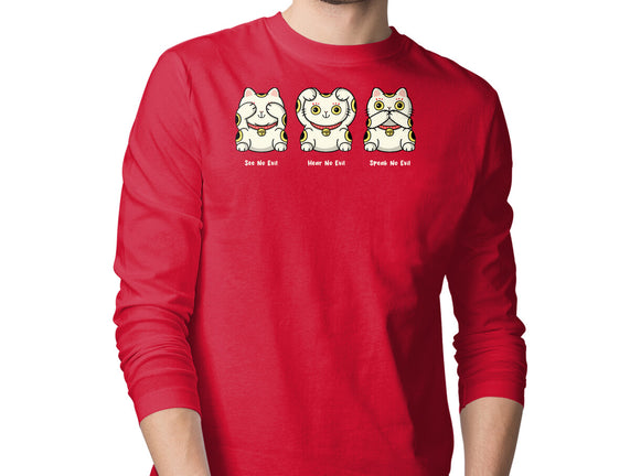 Three Wise Maneki-Neko