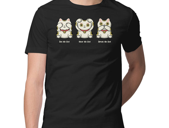 Three Wise Maneki-Neko