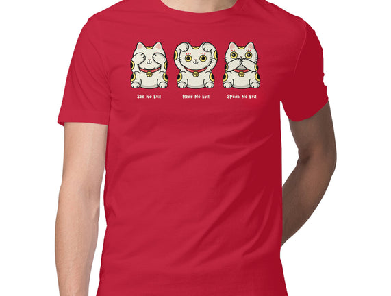 Three Wise Maneki-Neko