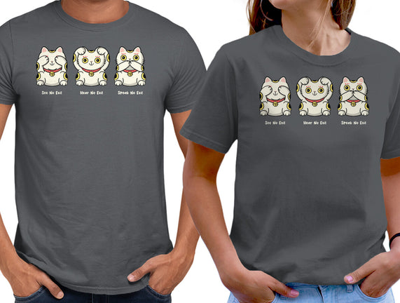 Three Wise Maneki-Neko