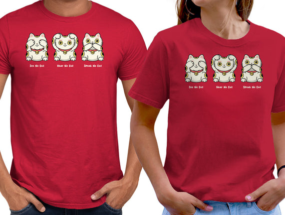 Three Wise Maneki-Neko