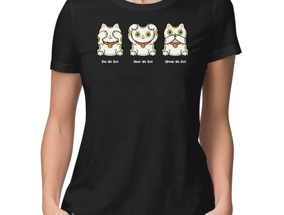 Three Wise Maneki-Neko