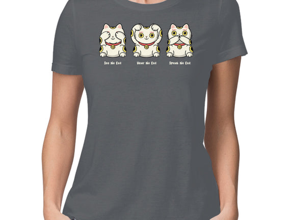 Three Wise Maneki-Neko