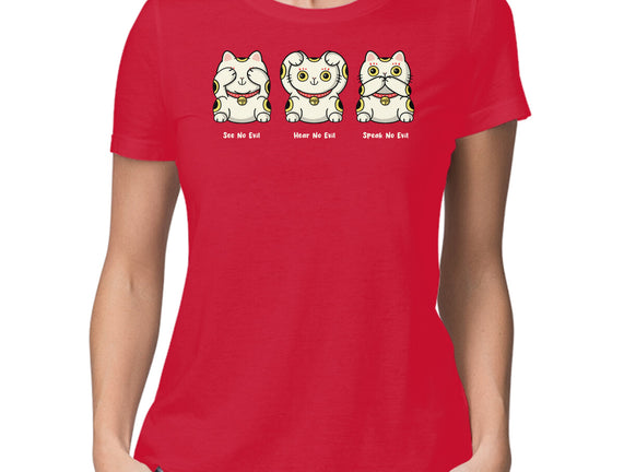 Three Wise Maneki-Neko