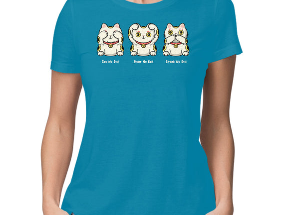 Three Wise Maneki-Neko