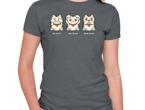 Three Wise Maneki-Neko