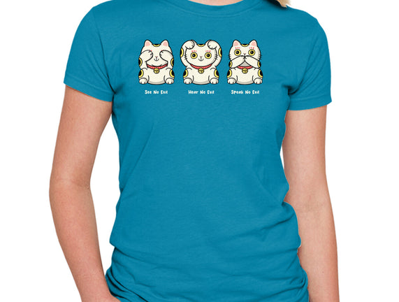 Three Wise Maneki-Neko