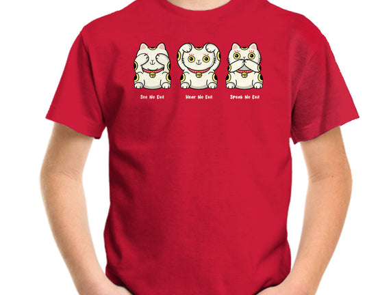 Three Wise Maneki-Neko