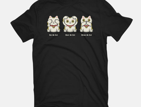 Three Wise Maneki-Neko
