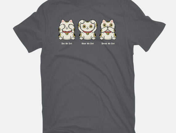 Three Wise Maneki-Neko