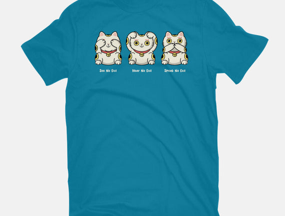 Three Wise Maneki-Neko