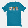 Three Wise Maneki-Neko-Womens-Basic-Tee-Freecheese