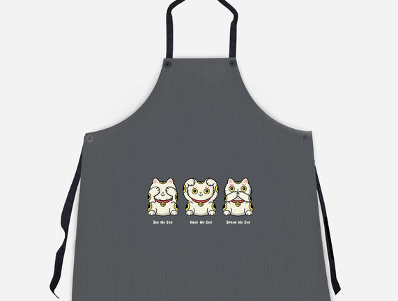 Three Wise Maneki-Neko