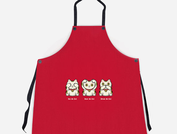 Three Wise Maneki-Neko