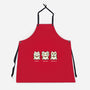 Three Wise Maneki-Neko-Unisex-Kitchen-Apron-Freecheese