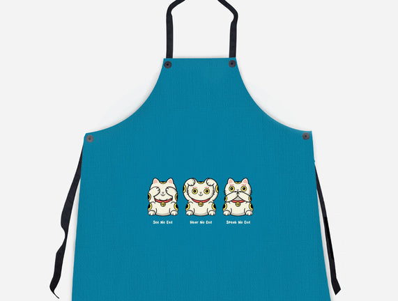 Three Wise Maneki-Neko