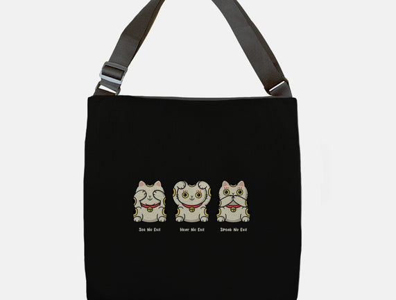 Three Wise Maneki-Neko
