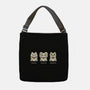 Three Wise Maneki-Neko-None-Adjustable Tote-Bag-Freecheese