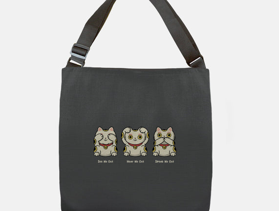 Three Wise Maneki-Neko