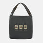 Three Wise Maneki-Neko-None-Adjustable Tote-Bag-Freecheese