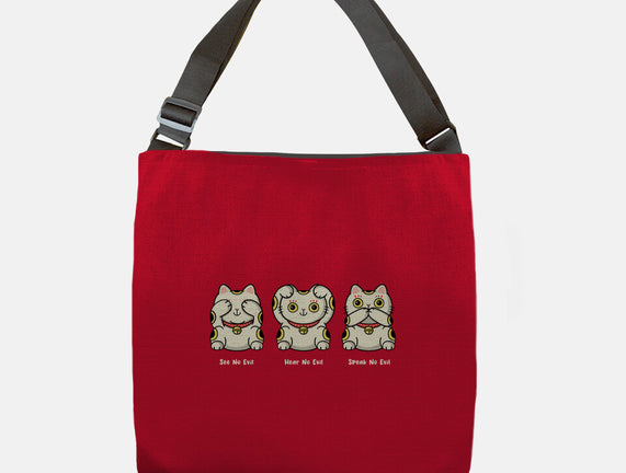 Three Wise Maneki-Neko