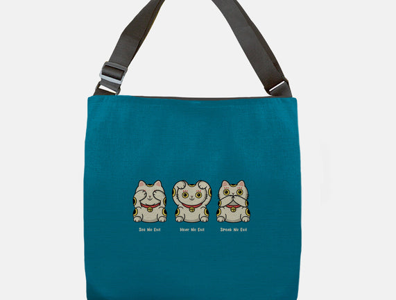 Three Wise Maneki-Neko