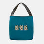 Three Wise Maneki-Neko-None-Adjustable Tote-Bag-Freecheese