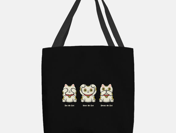 Three Wise Maneki-Neko