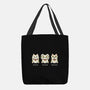 Three Wise Maneki-Neko-None-Basic Tote-Bag-Freecheese