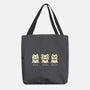 Three Wise Maneki-Neko-None-Basic Tote-Bag-Freecheese