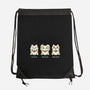 Three Wise Maneki-Neko-None-Drawstring-Bag-Freecheese