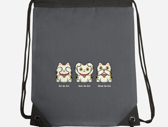 Three Wise Maneki-Neko