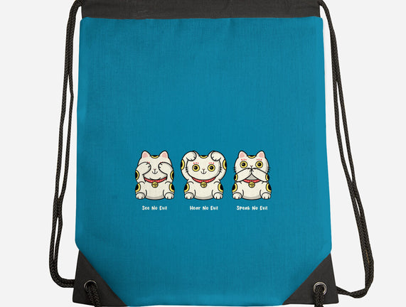 Three Wise Maneki-Neko