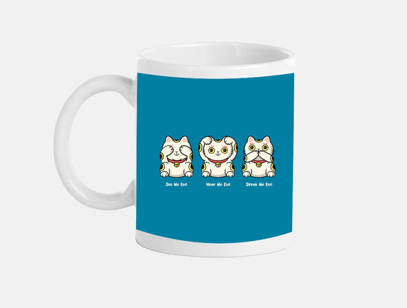 Three Wise Maneki-Neko