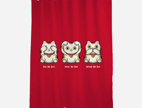 Three Wise Maneki-Neko