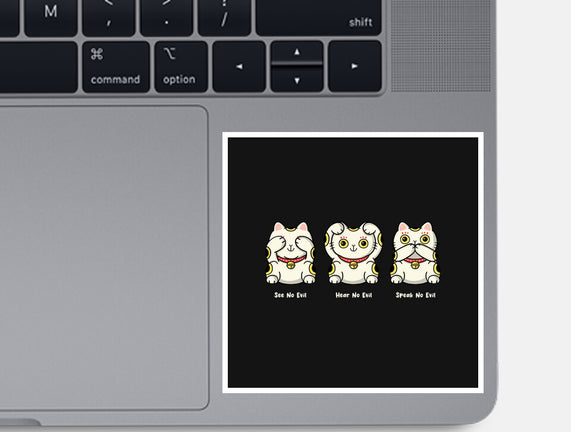 Three Wise Maneki-Neko