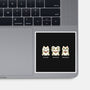 Three Wise Maneki-Neko-None-Glossy-Sticker-Freecheese