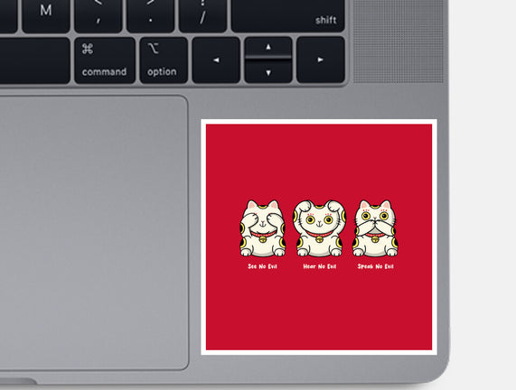 Three Wise Maneki-Neko