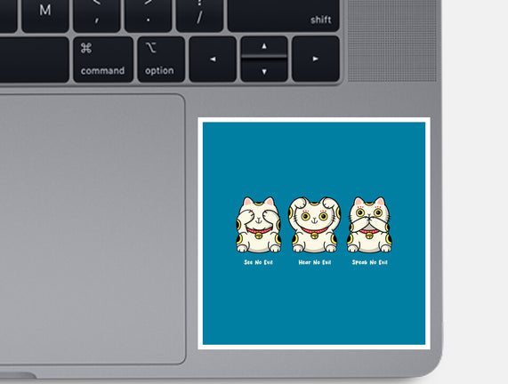 Three Wise Maneki-Neko